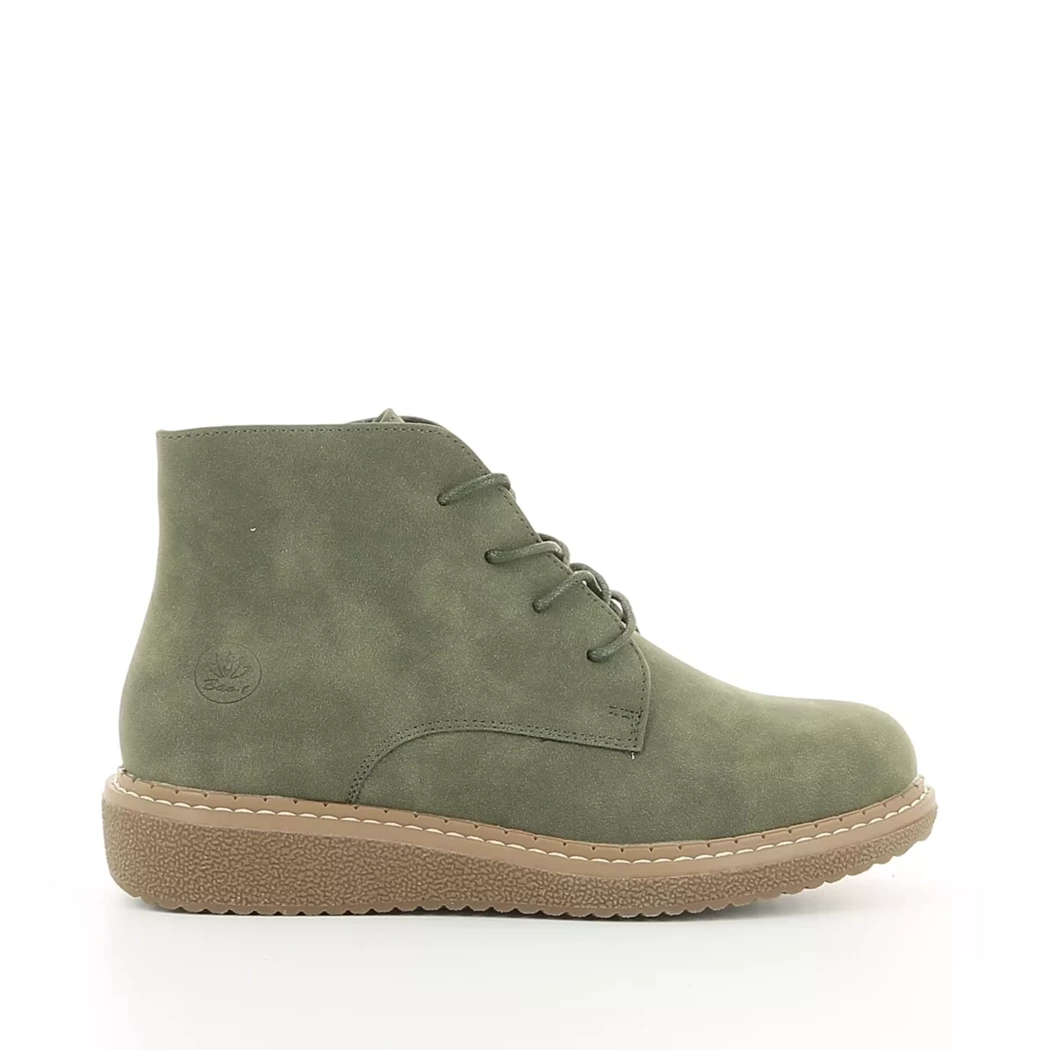 Image (2) de la chaussures Tango and Friends - Bottines Vert en Cuir synthétique