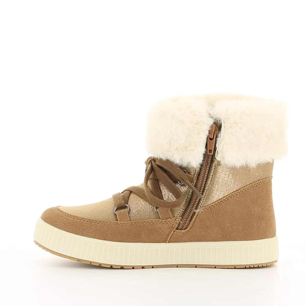 Image (4) de la chaussures Paloma Totem - Boots Cuir naturel / Cognac en Textile