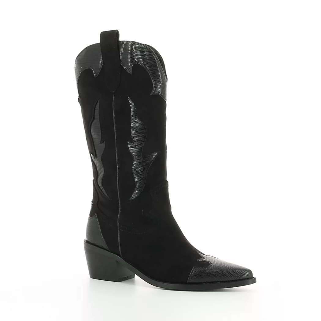 Image (1) de la chaussures Azarey - Boots Noir en Cuir nubuck