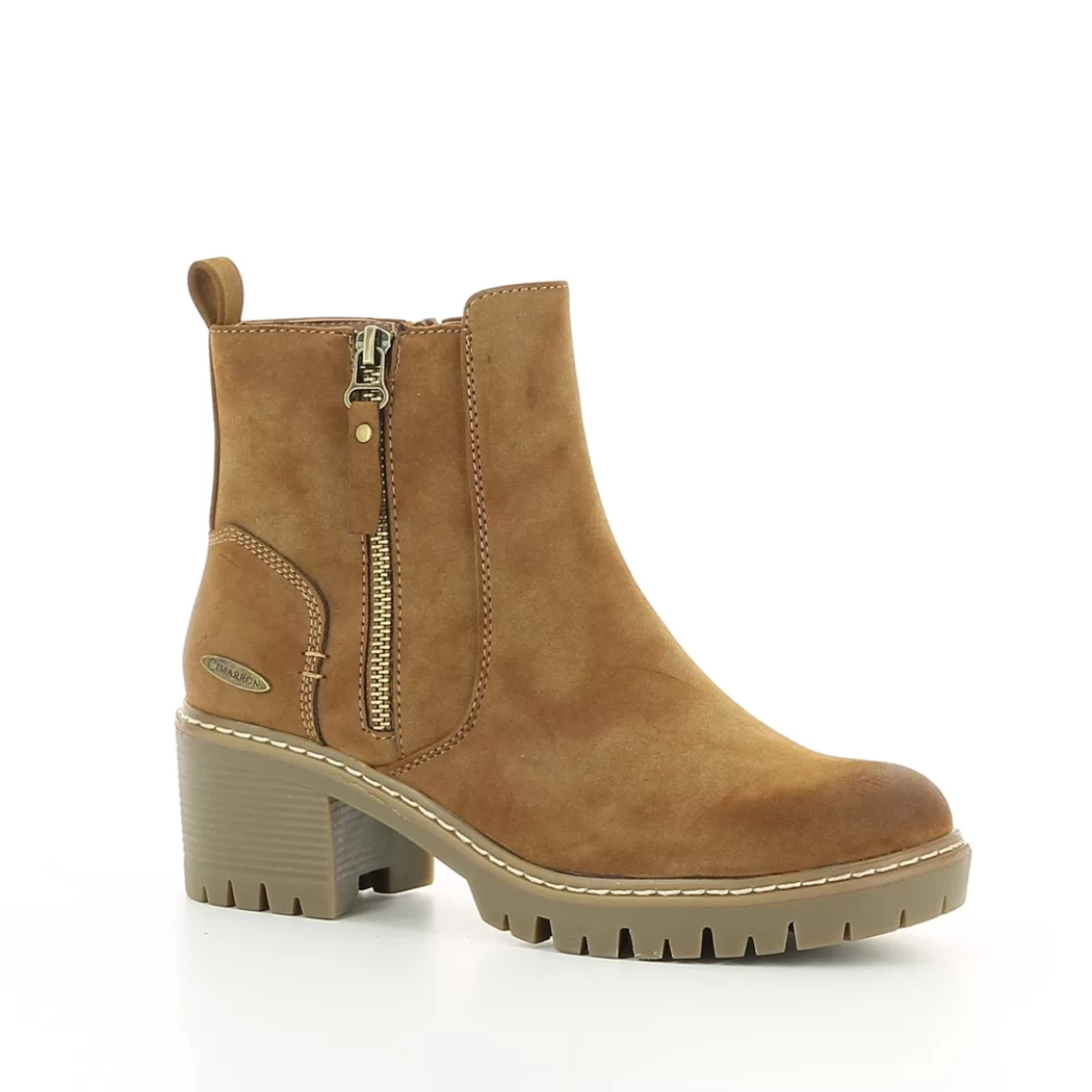 Image (1) de la chaussures Cimarron - Boots Marron en Cuir synthétique