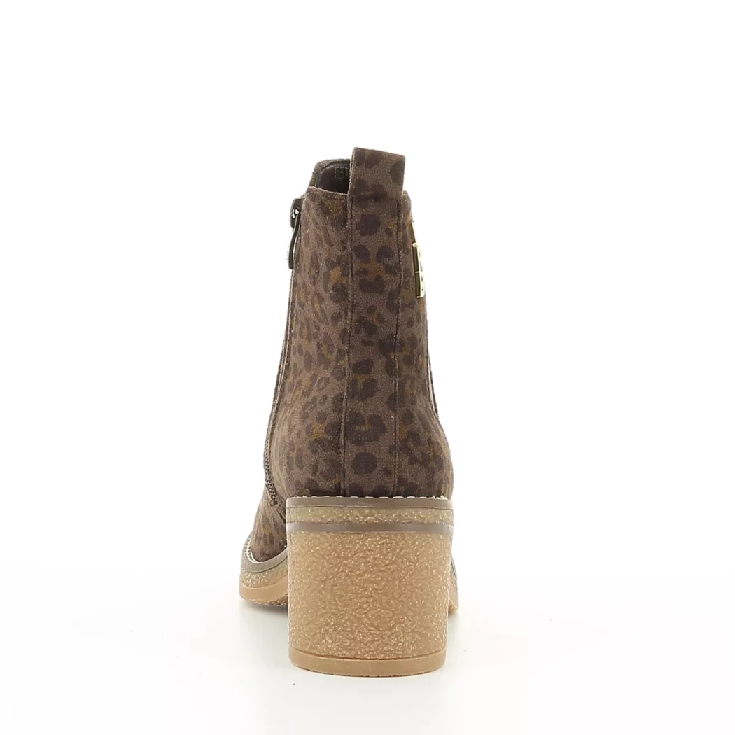 Image (3) de la chaussures Les petites bombes - Boots Marron en Cuir synthétique