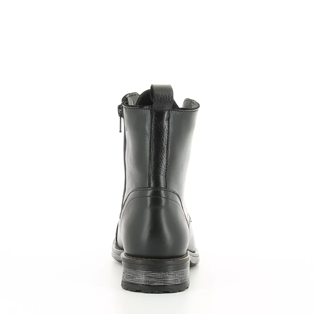 Image (3) de la chaussures Miss Boho - Bottines Noir en Cuir