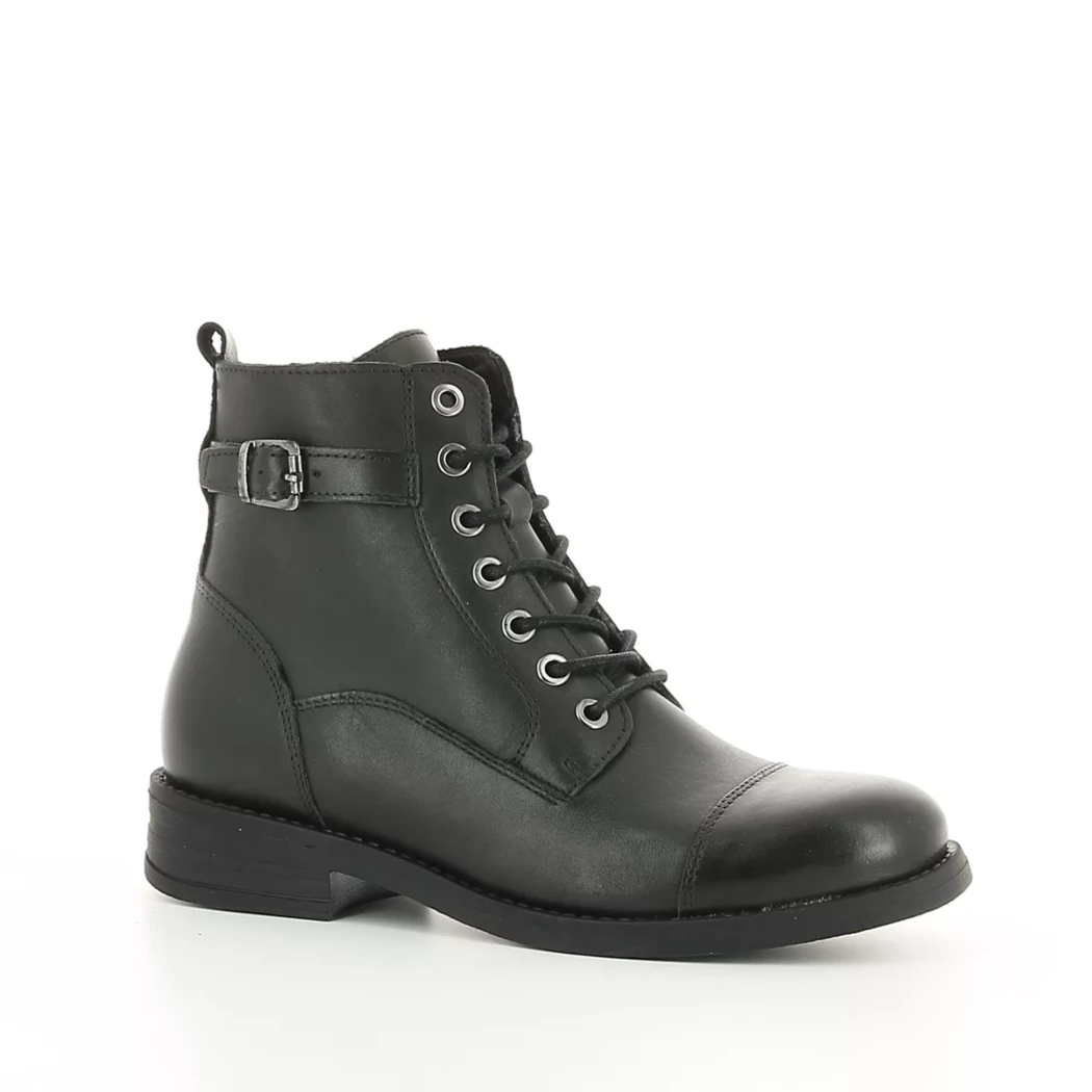 Image (1) de la chaussures Simplement B - Bottines Noir en Cuir