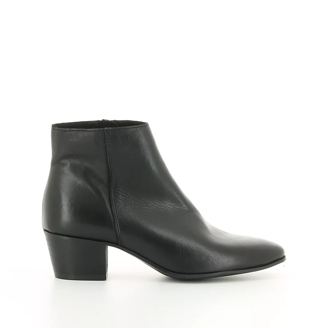 Image (2) de la chaussures Les Fees de Bengale - Boots Noir en Cuir
