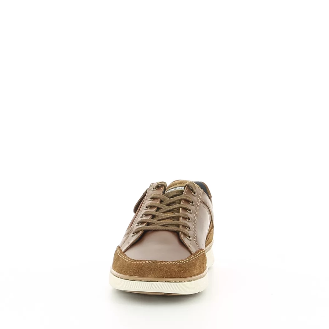 Image (5) de la chaussures Trek Stone - Baskets Cuir naturel / Cognac en Cuir