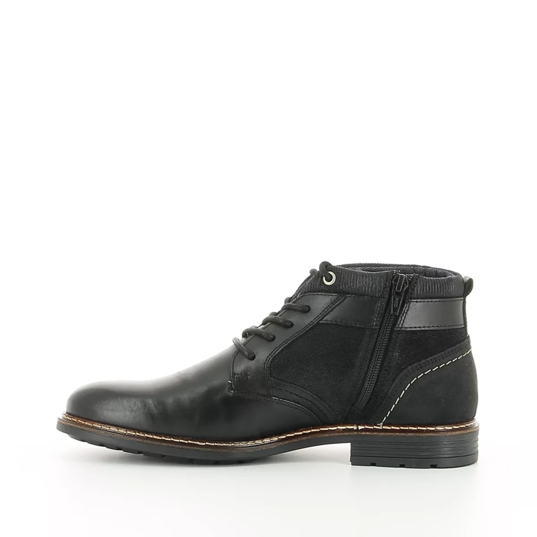 Image (4) de la chaussures Midtown District - Bottines Noir en Cuir
