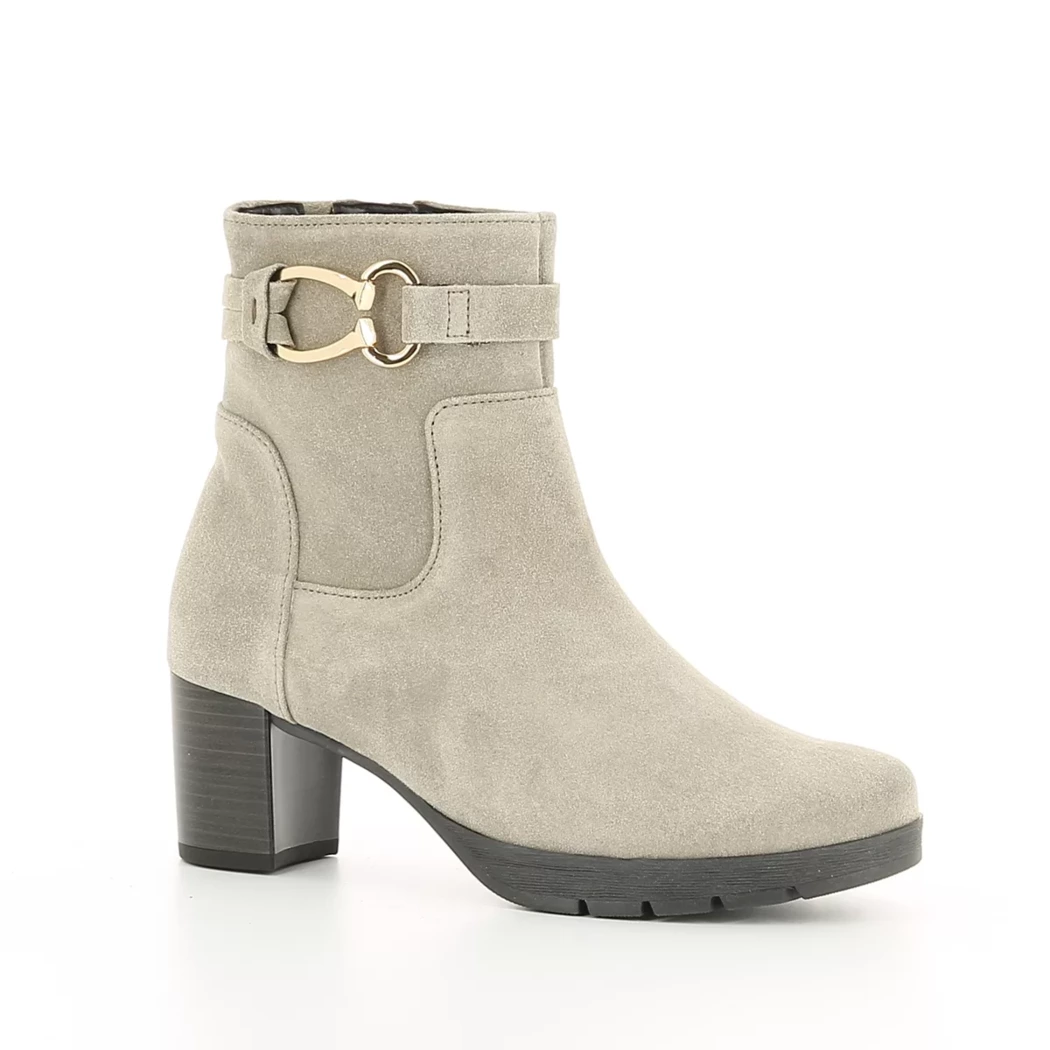 Image (1) de la chaussures Gabor - Boots Taupe en Cuir nubuck