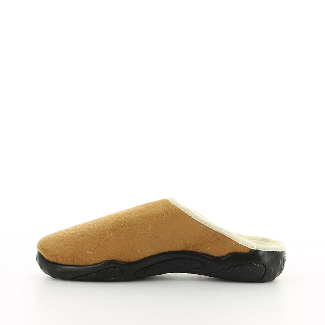 Image (4) de la chaussures Airplum - Pantoufles et Chaussons Cuir naturel / Cognac en Textile