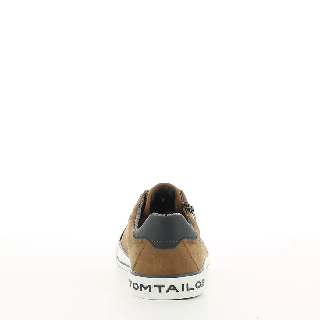 Image (3) de la chaussures Tom Tailor - Baskets Cuir naturel / Cognac en Cuir synthétique