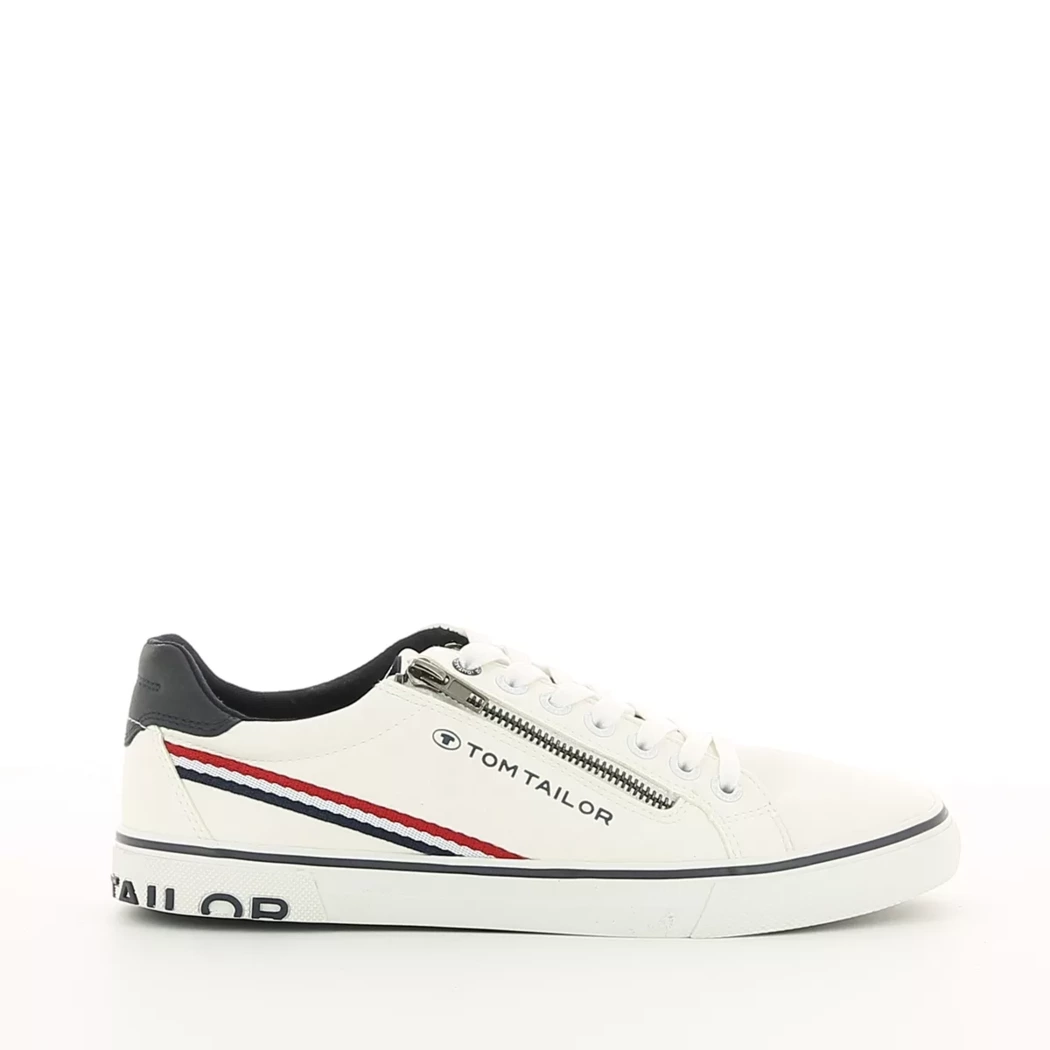 Image (2) de la chaussures Tom Tailor - Baskets Blanc en Cuir synthétique