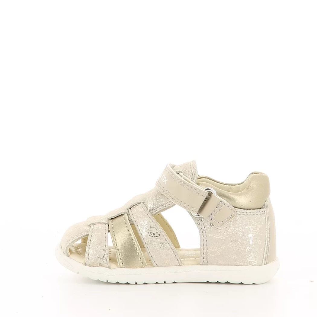 Image (4) de la chaussures Geox - Sandales et Nu-Pieds Beige en Cuir nubuck