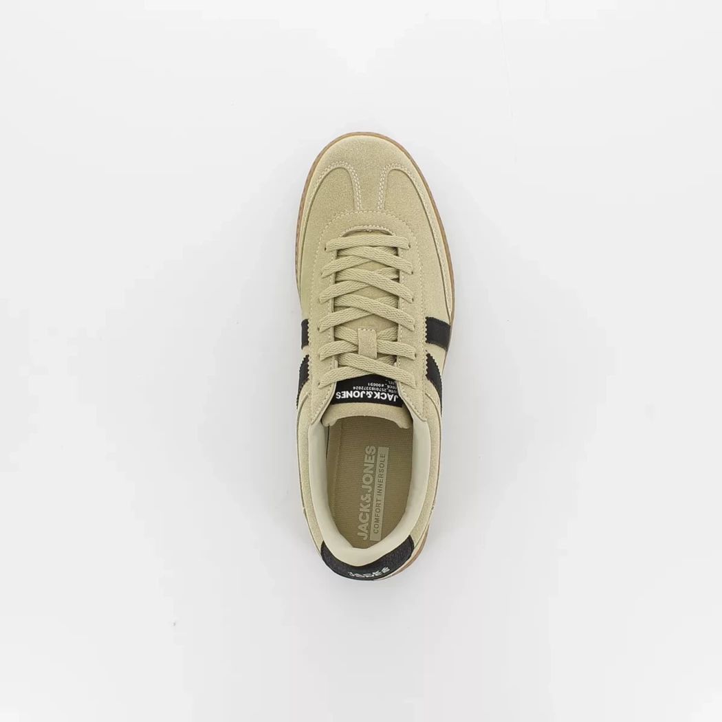 Image (6) de la chaussures Jack & Jones - Baskets Taupe en Cuir synthétique