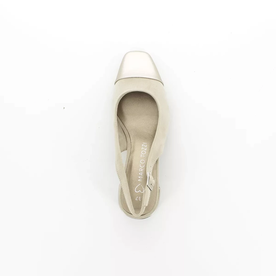 Image (6) de la chaussures Marco Tozzi - Escarpins Beige en Cuir synthétique