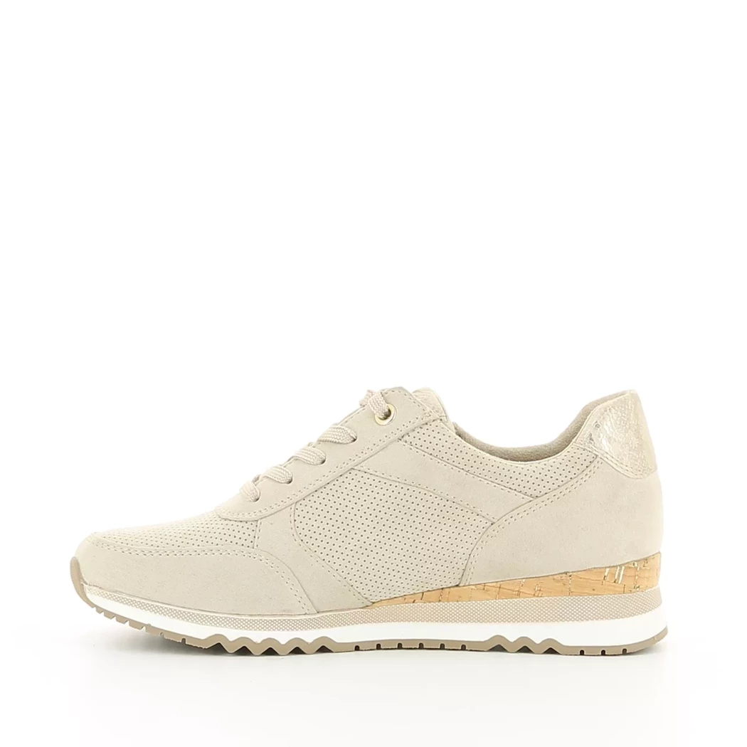 Image (4) de la chaussures Marco Tozzi - Baskets Taupe en Cuir synthétique