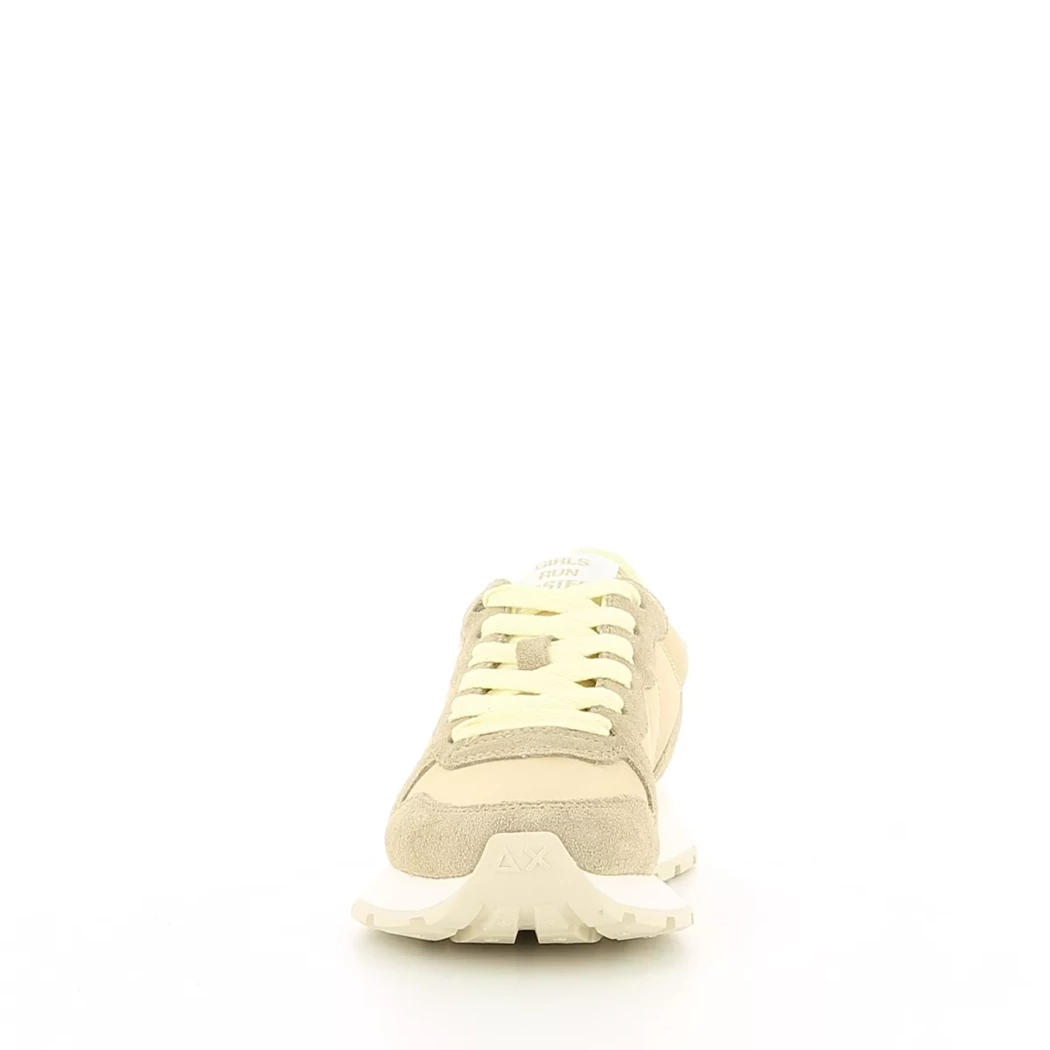 Image (5) de la chaussures Sun68 - Baskets Beige en Cuir nubuck