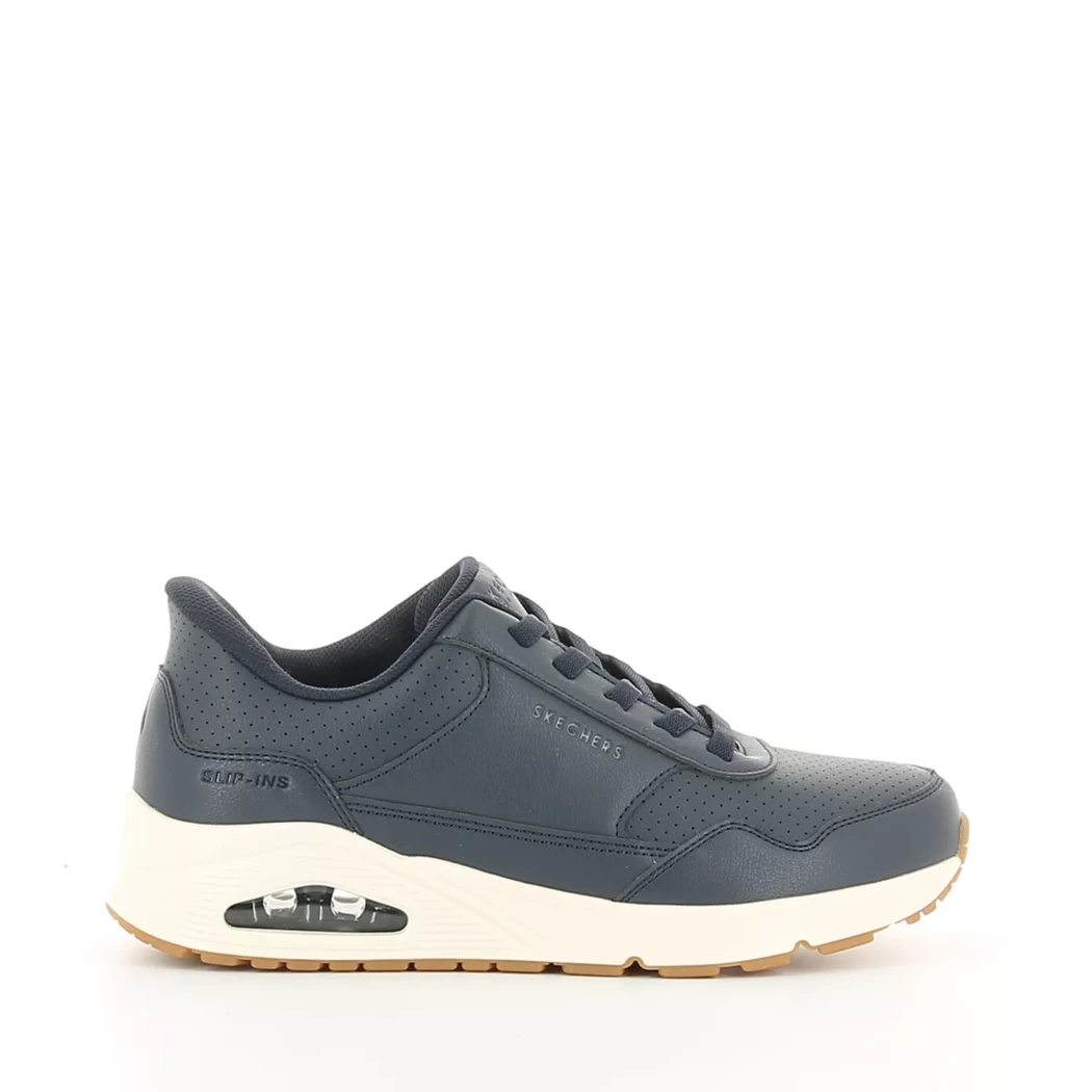 Image (2) de la chaussures Skechers - Baskets Bleu en Cuir synthétique