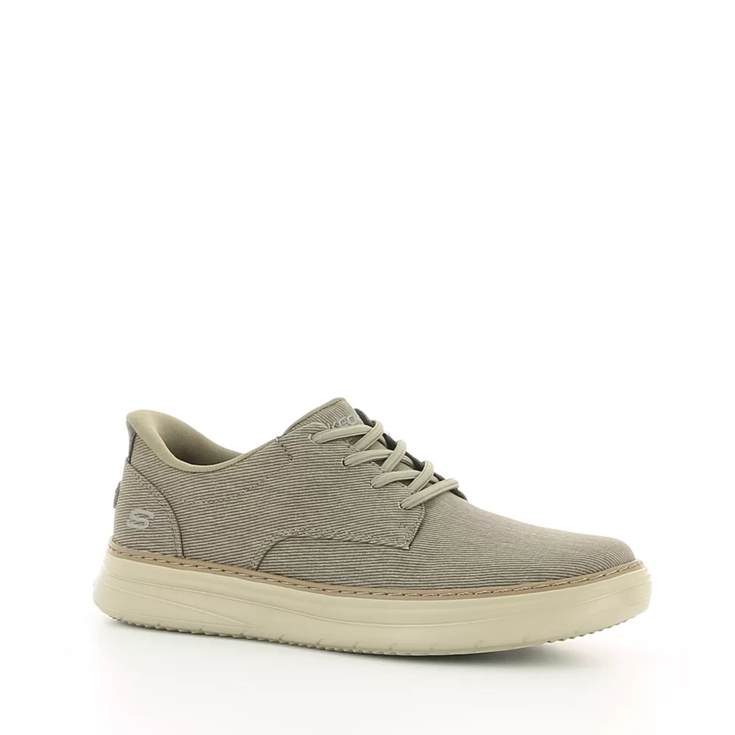 Image (1) de la chaussures Skechers - Baskets Taupe en Textile