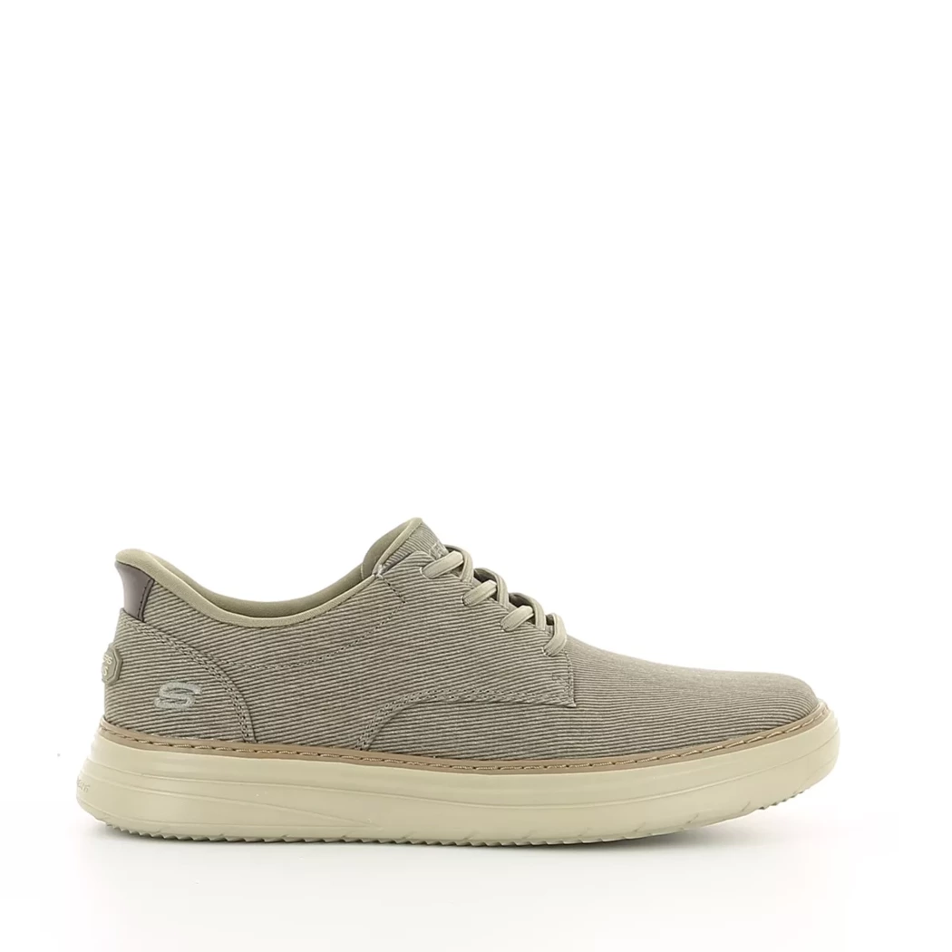 Image (2) de la chaussures Skechers - Baskets Taupe en Textile