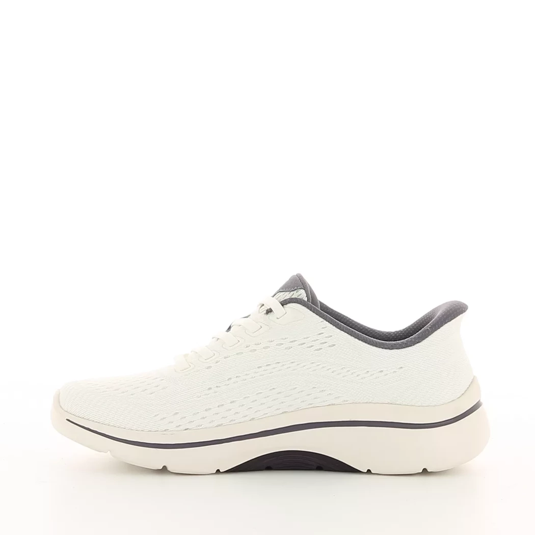 Image (4) de la chaussures Skechers - Baskets Blanc en Textile