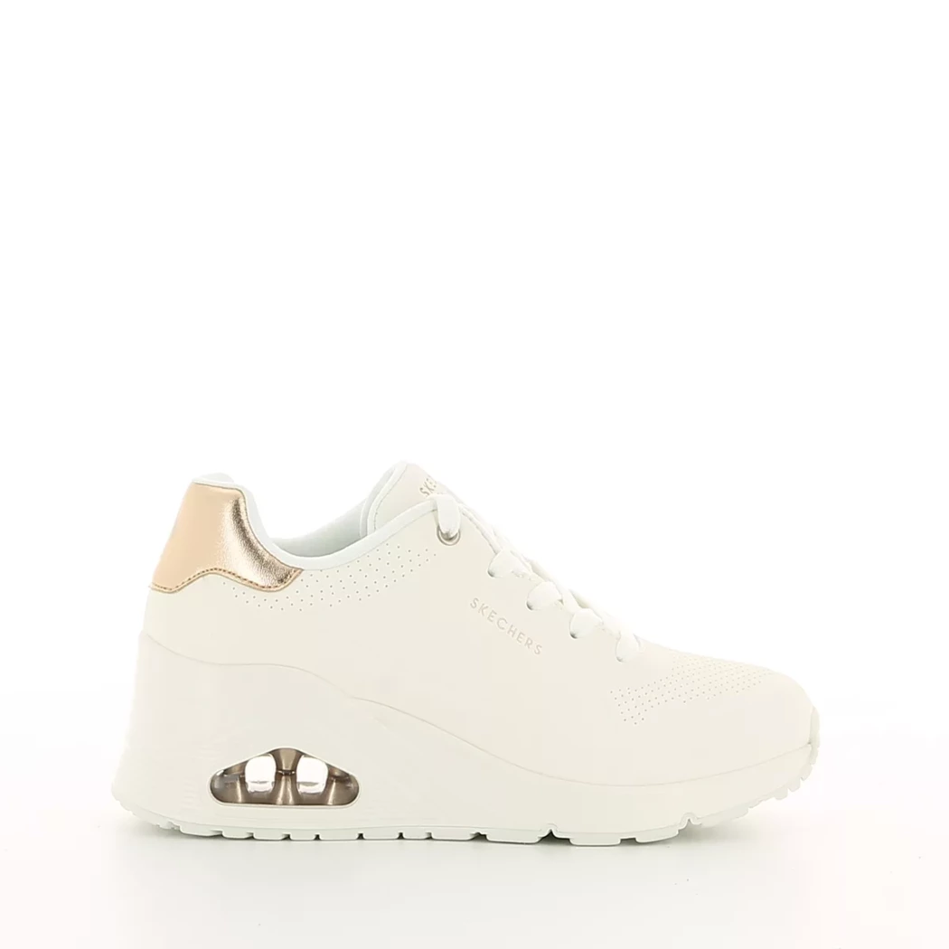 Image (2) de la chaussures Skechers - Baskets Blanc en Cuir synthétique