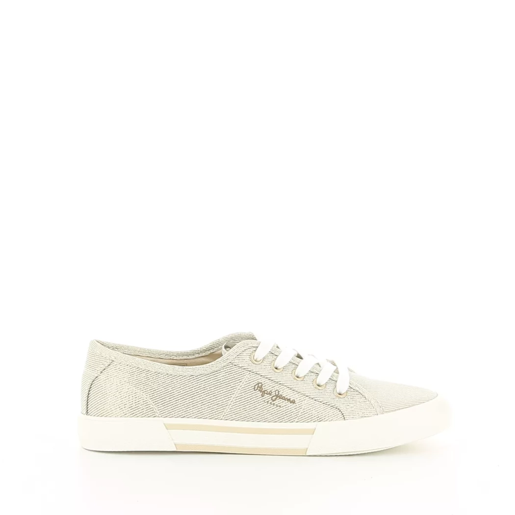 Image (2) de la chaussures Pepe Jeans - Baskets Or / Bronze / Platine en Textile
