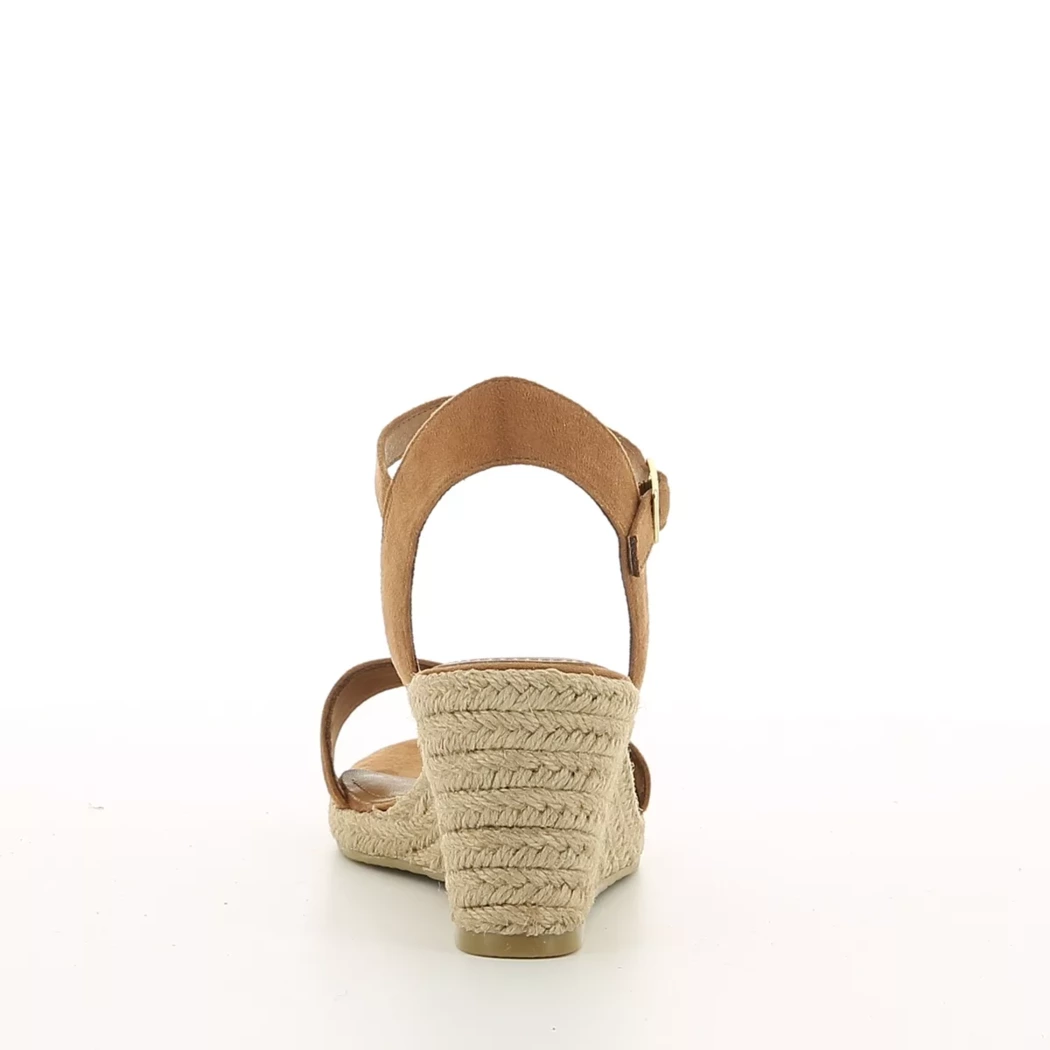 Image (3) de la chaussures Tamaris - Sandales et Nu-Pieds Cuir naturel / Cognac en Cuir synthétique