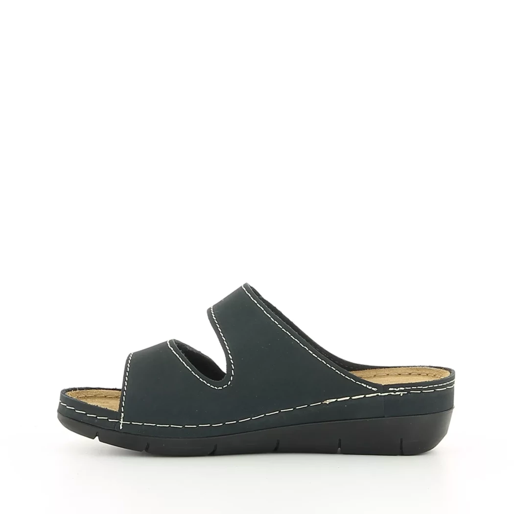 Image (4) de la chaussures Tamaris - Mules et Sabots Bleu en Cuir nubuck
