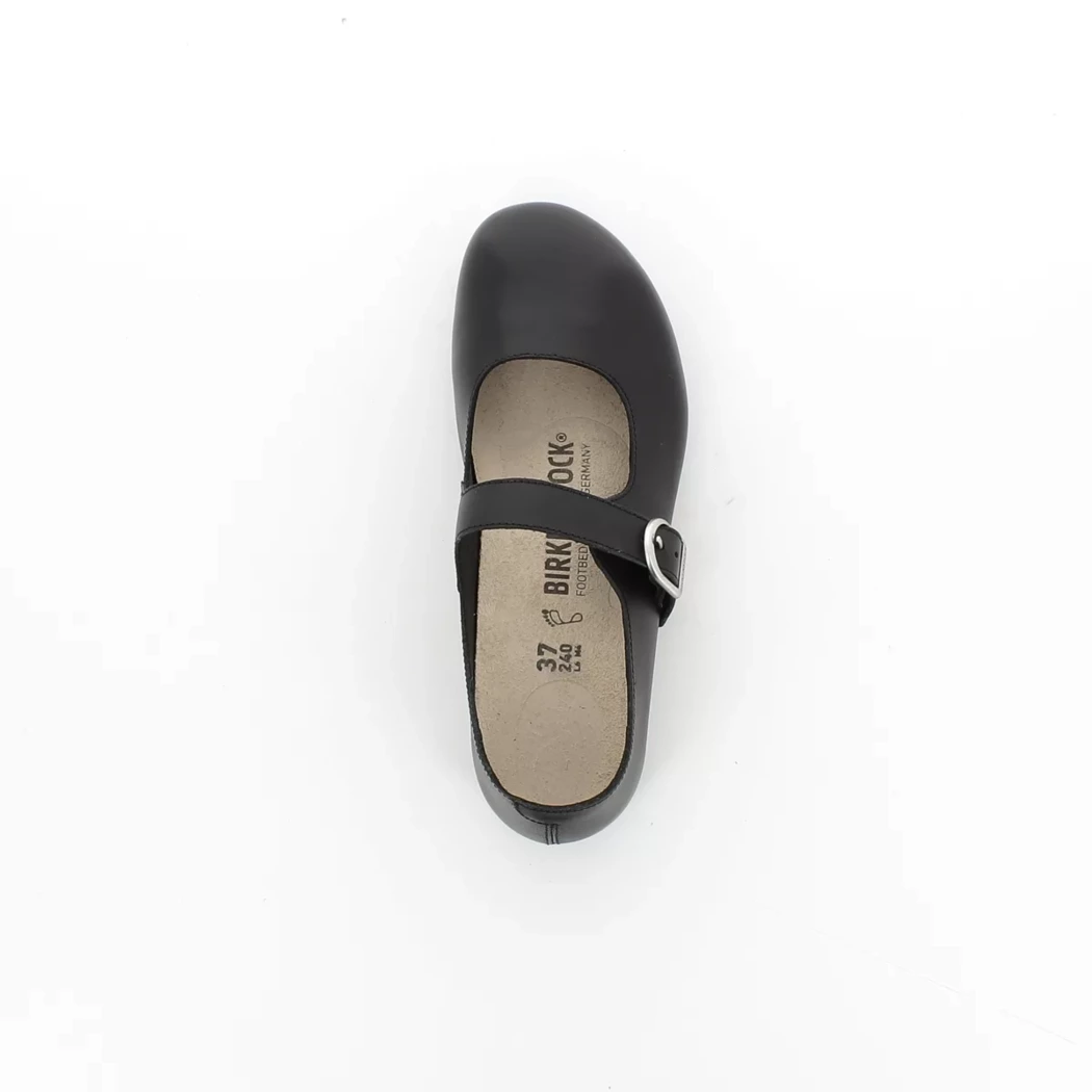 Image (6) de la chaussures Birkenstock - Ballerines Noir en Cuir