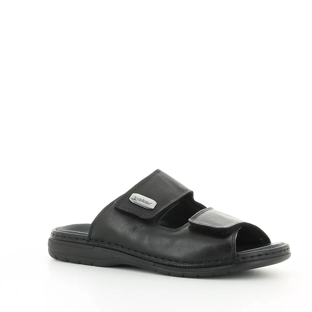 Image (1) de la chaussures Rieker - Mules et Sabots Noir en Cuir