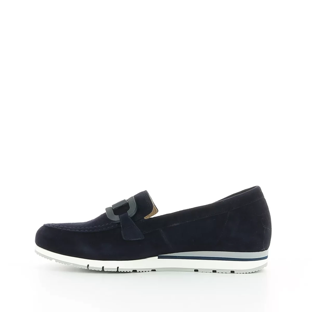 Image (4) de la chaussures Gabor - Mocassins Bleu en Cuir nubuck
