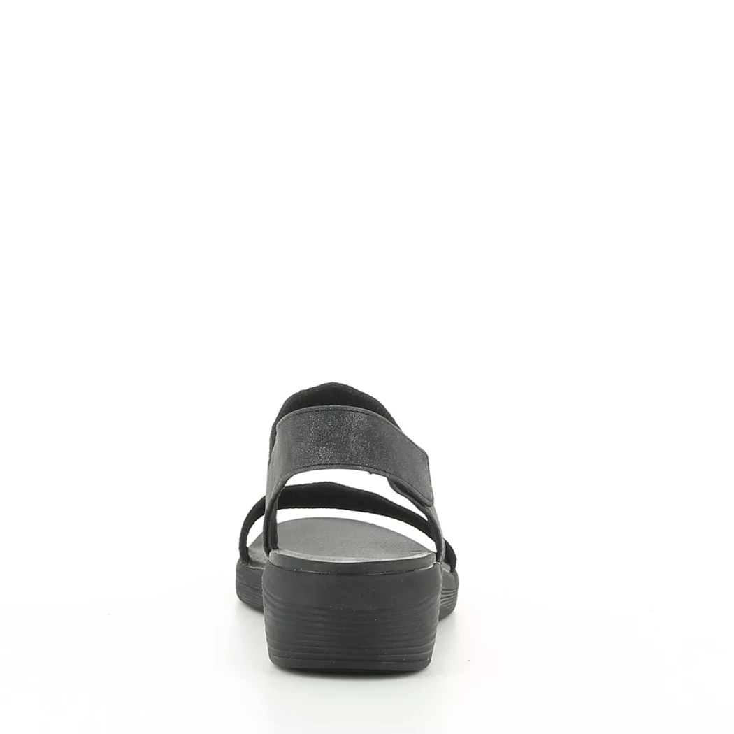 Image (3) de la chaussures Skechers - Sandales et Nu-Pieds Noir en Textile