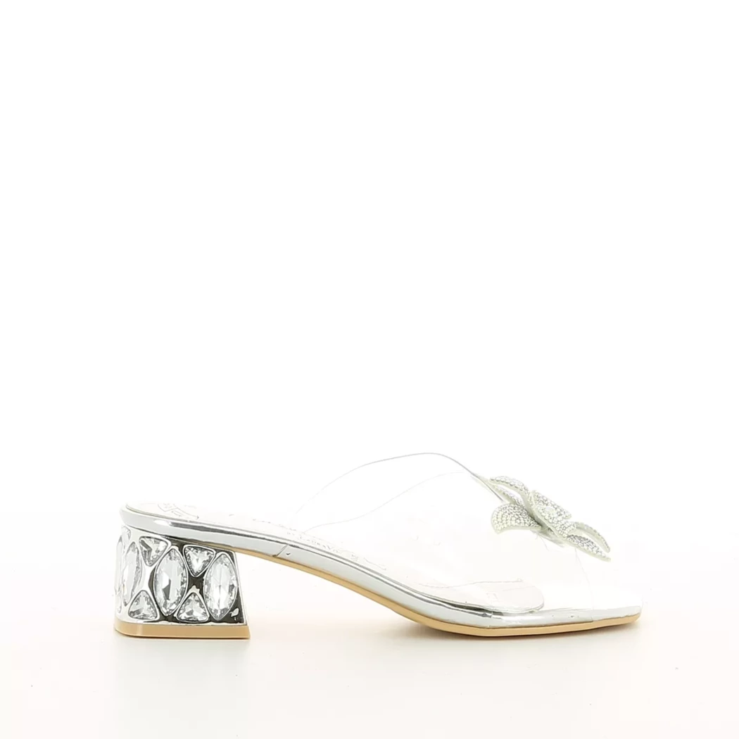 Image (2) de la chaussures Laura Vita - Mules et Sabots Argent en Multi-Matières