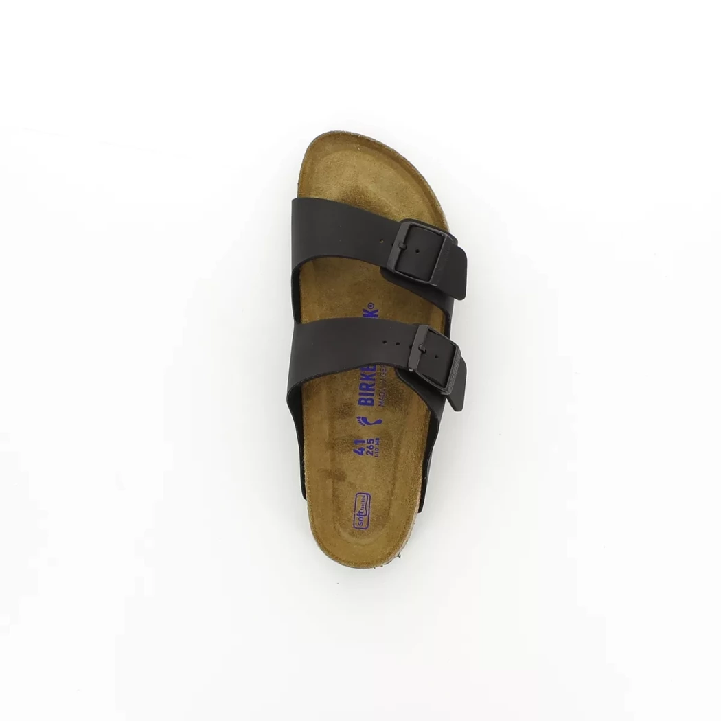 Image (6) de la chaussures Birkenstock - Mules et Sabots Noir en Cuir synthétique