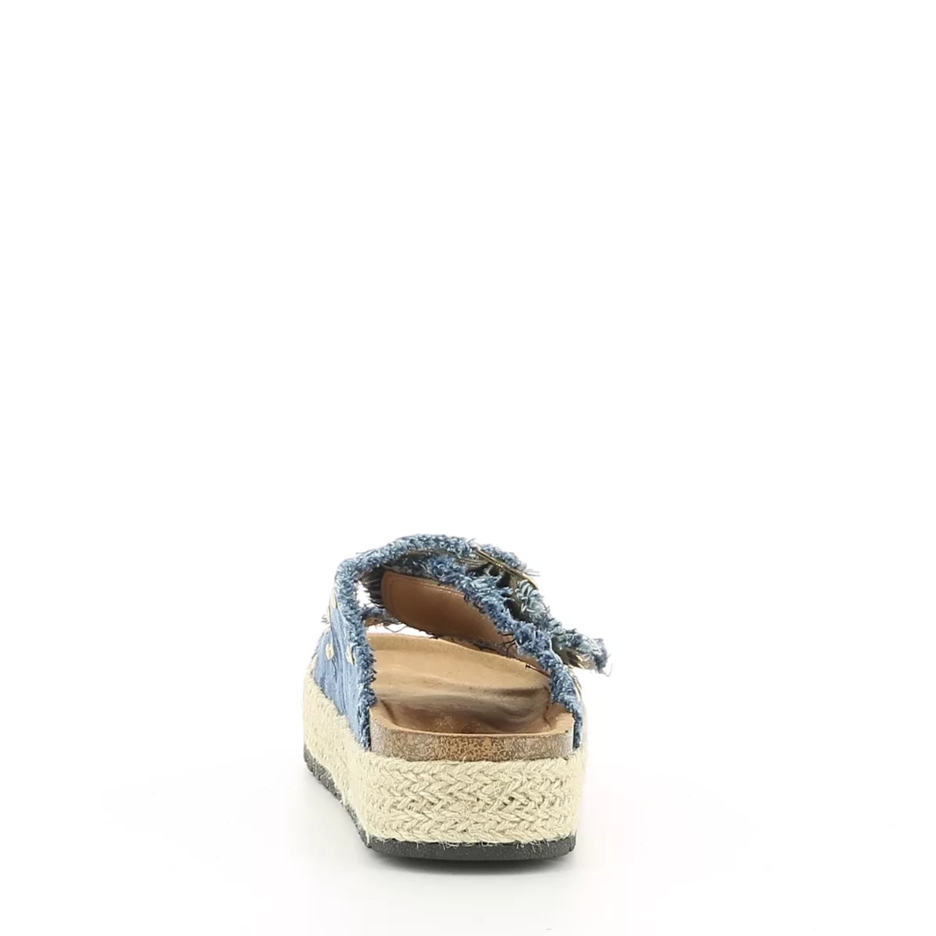Image (3) de la chaussures Cimarron - Mules et Sabots Bleu en Textile