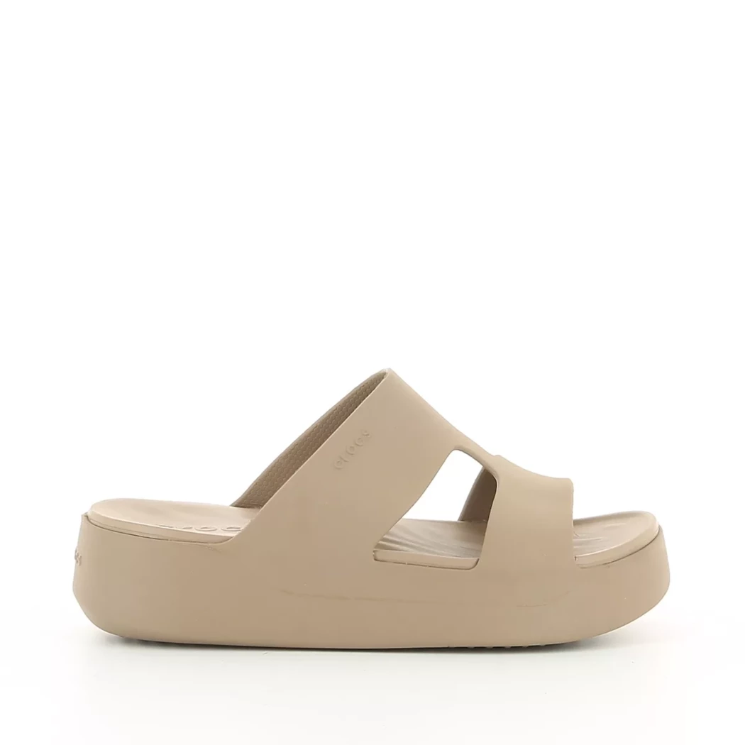 Image (2) de la chaussures Crocs - Mules et Sabots Taupe en Caoutchouc