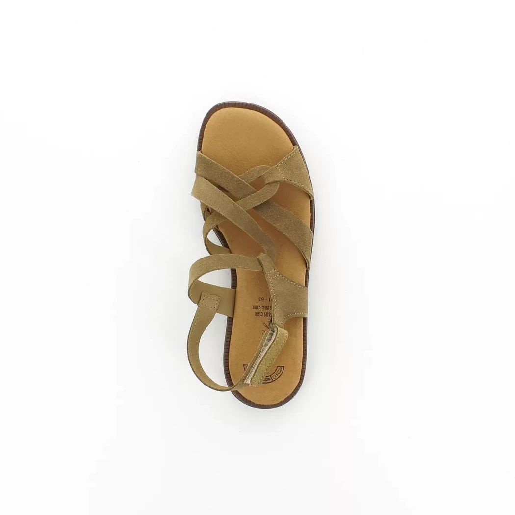 Image (6) de la chaussures Miss Boho - Sandales et Nu-Pieds Marron en Cuir