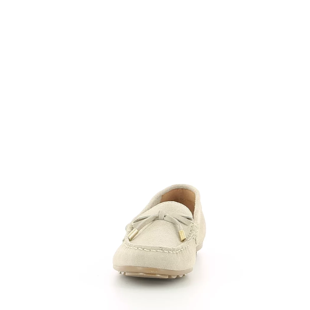 Image (5) de la chaussures Simplement B - Mocassins Beige en Cuir nubuck