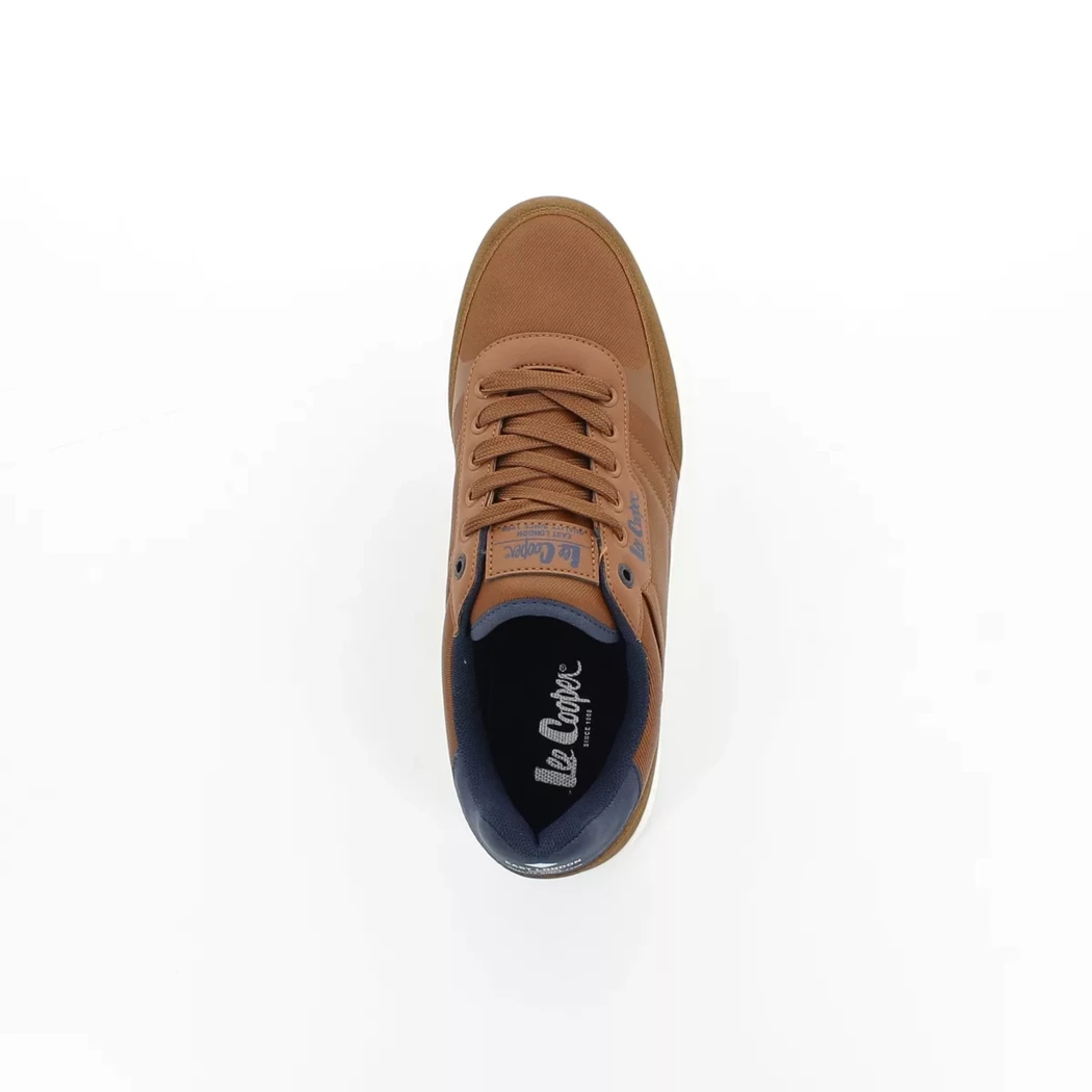 Image (6) de la chaussures Lee Cooper - Baskets Cuir naturel / Cognac en Cuir synthétique
