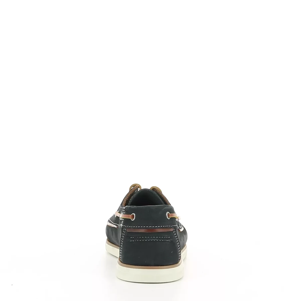 Image (3) de la chaussures Midtown District - Chaussures bateau Bleu en Cuir nubuck
