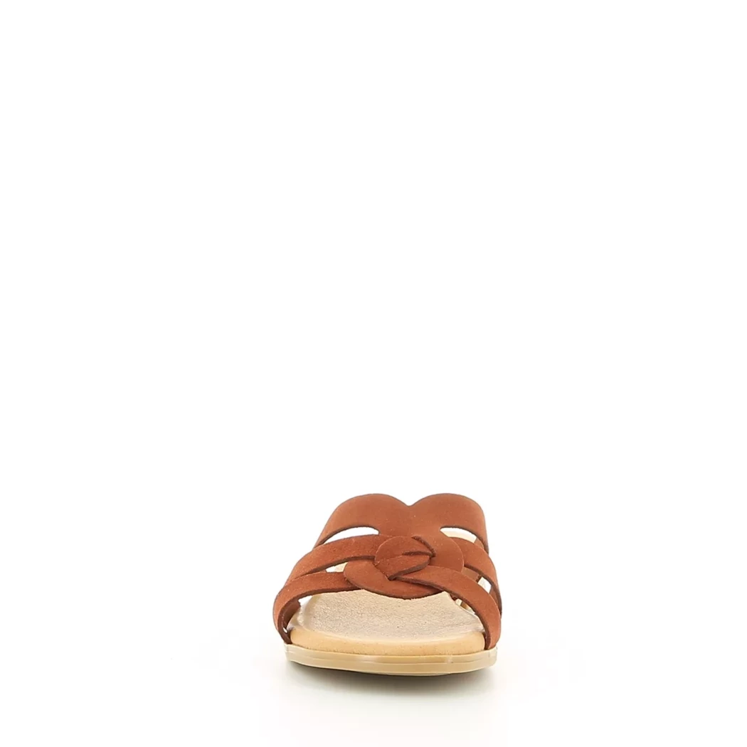 Image (5) de la chaussures Alter Native - Mules et Sabots Cuir naturel / Cognac en Cuir nubuck