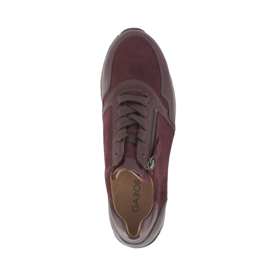 Image (6) de la chaussures Gabor - Baskets Bordeaux en Cuir