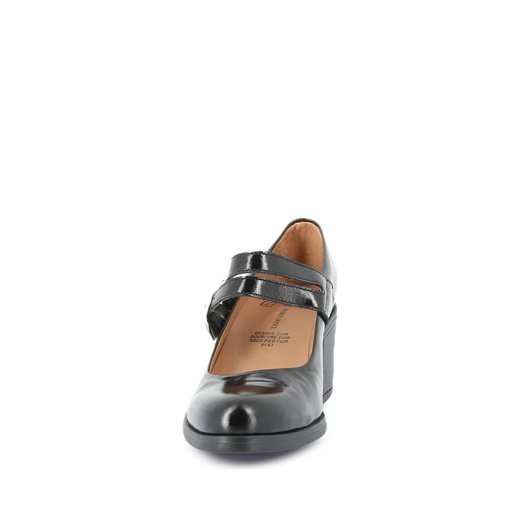 Image (5) de la chaussures Women Office - Escarpins Noir en Cuir vernis