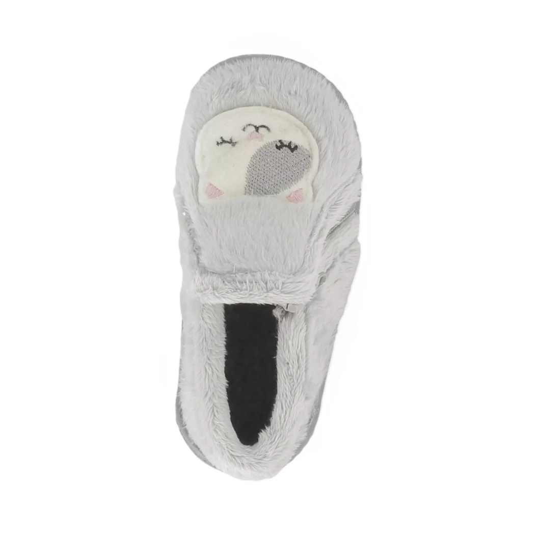 Image (6) de la chaussures Bossi - Pantoufles et Chaussons Gris en Textile