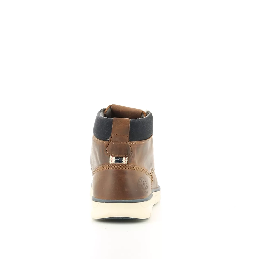 Image (3) de la chaussures Jack & Jones - Bottines Marron en Cuir