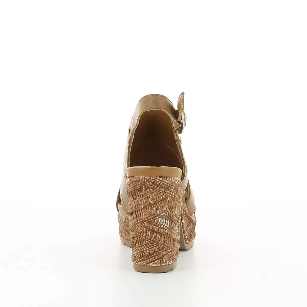 Image (3) de la chaussures Carmela - Sandales et Nu-Pieds Cuir naturel / Cognac en Cuir