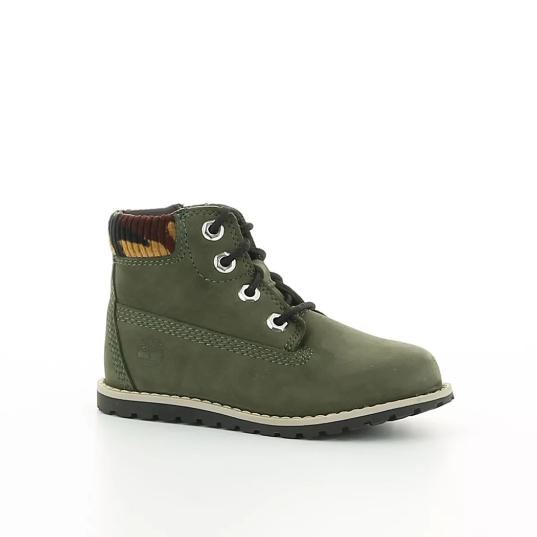 Image (1) de la chaussures Timberland - Bottines Vert en Cuir nubuck