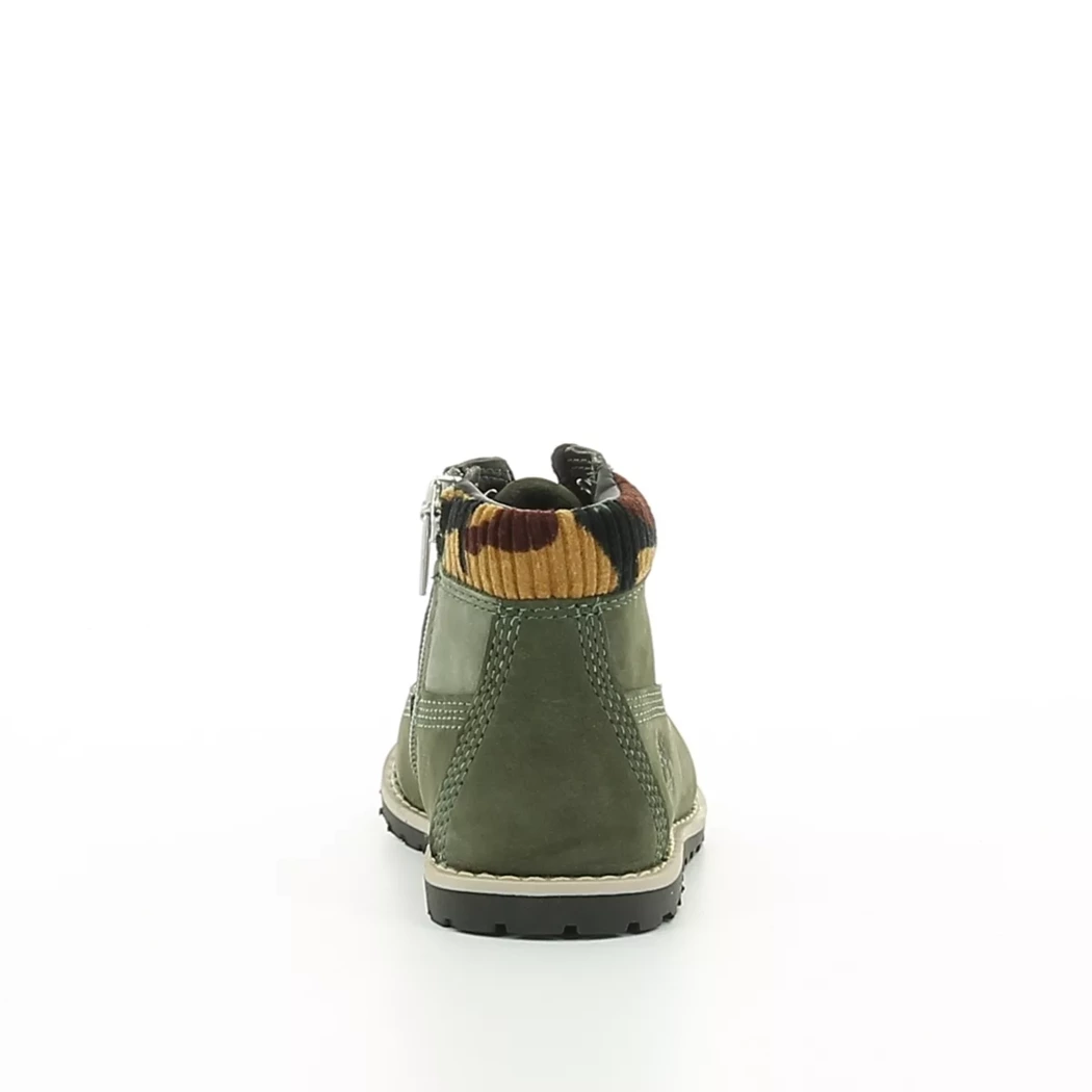 Image (3) de la chaussures Timberland - Bottines Vert en Cuir nubuck