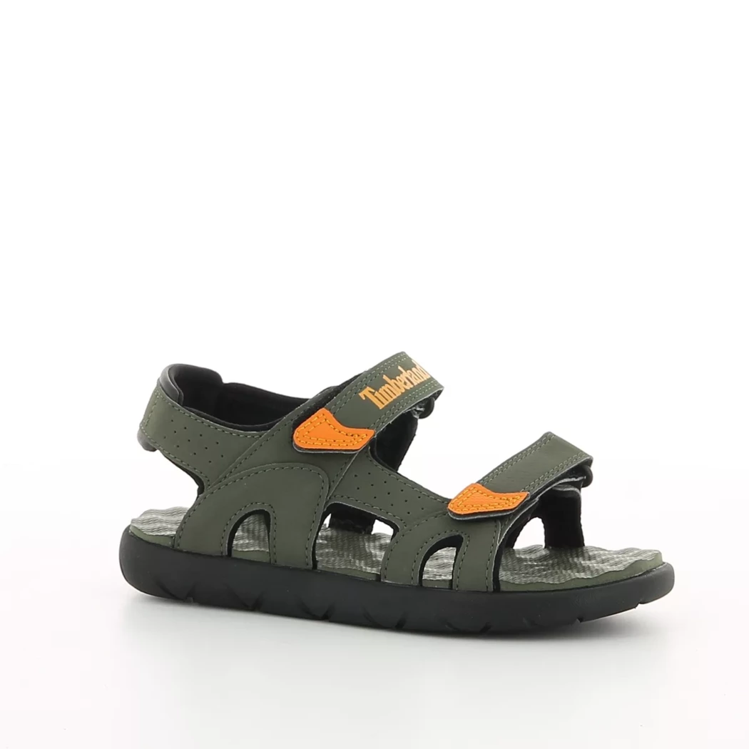 Image (1) de la chaussures Timberland - Sandales et Nu-Pieds Vert en Cuir synthétique