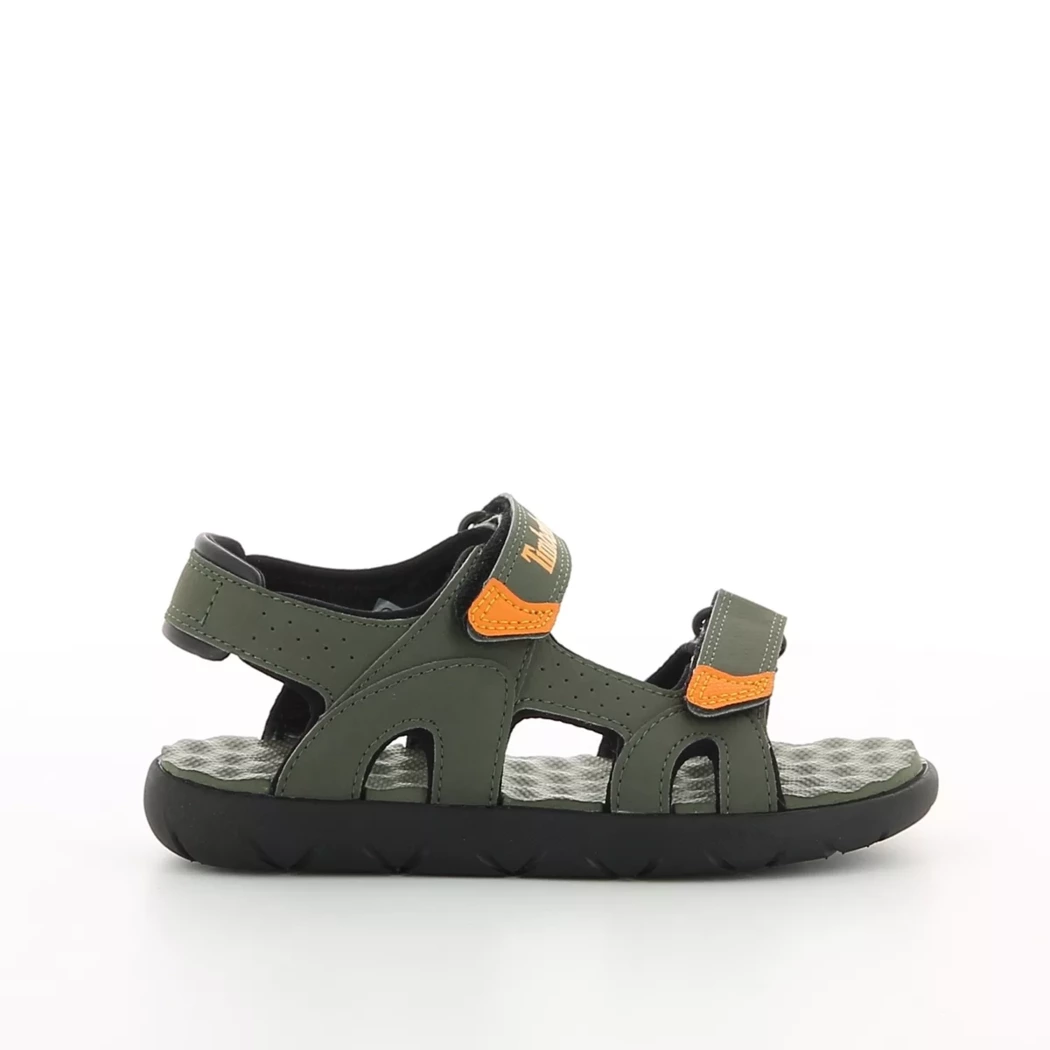 Image (2) de la chaussures Timberland - Sandales et Nu-Pieds Vert en Cuir synthétique