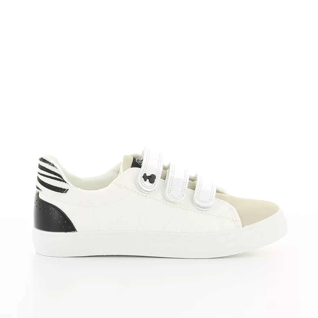 Image (2) de la chaussures Le Temps des Cerises - Baskets Blanc en Cuir synthétique